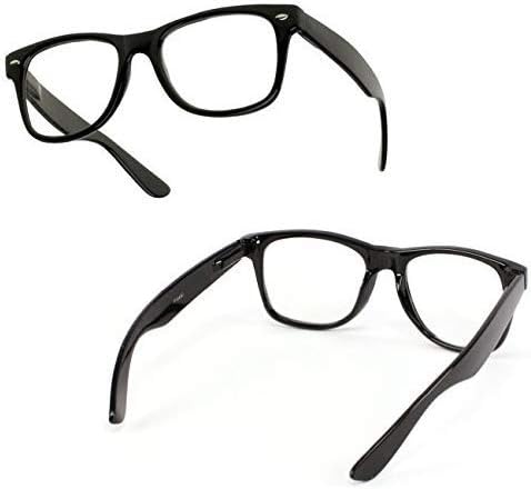 OUTLETISSIMON® Occhiali Nerd Neri Nero Opaco Matto Unisex Montatura Vista  Vintage NEUTRI Fashion RIPOSANTE : Amazon.it: Abbigliamento