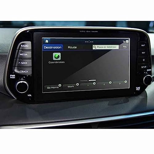 Film anti-rayures pour écran LCD Hyundai Santa Fe 2020, autocollant en verre trempé de navigation