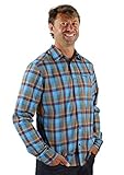 Club Ride Apparel Go Long - Men's Flannel Long Sleeve Shirt - Desert Plaid - Large