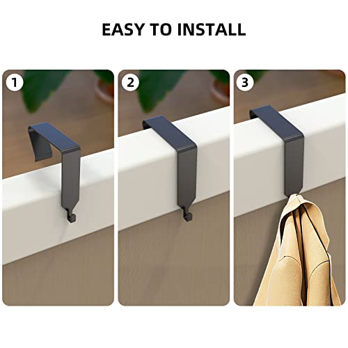 Kopkio LLS21S04 4 Pcs Over The Door Hook Office Cubicle Hangers Cubicle Walls Hooks thumb #4