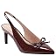 Dark Red Patent 600