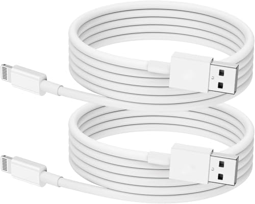 Apple MFi Zertifiziert iPhone Kabel 2m 2Pack, Lightning Ladekabel Lang f&uuml;r iPhone 14/14Pro Max/13/13Pro/13Mini/12/12Pro/12 Mini/11/11Pro/X/8/8Plus/7/6