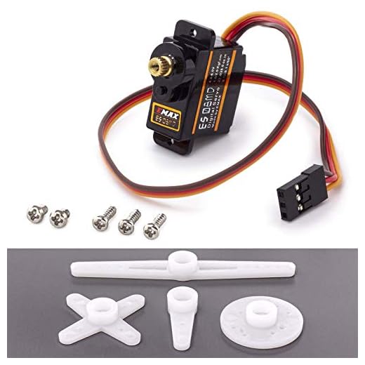 Emax ES08MD RC Servo digital metall Gear Micro Servo 12 g 0,08s 2,4 kg