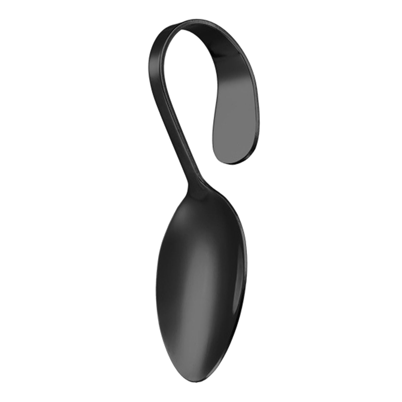Tsophreniq Premium Metal Textured Spoon for Social Gatherings and Ethnic Cooking Presenting Smooth Profile Tableware Rustless Bend Spoon