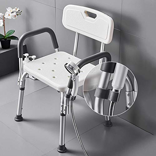 Chaise de douche handicapé et tabouret de bain senior antidérapant - 7
