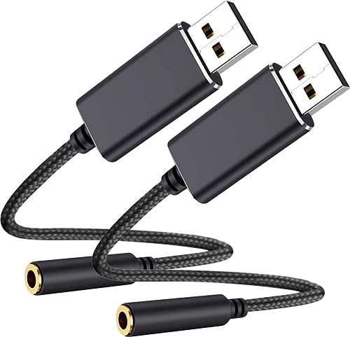 Logianami USB Cz ϊ A_v^ 3.5mm vO I[fBI P[u USBOt }CN@\Ή (2{Zbg)