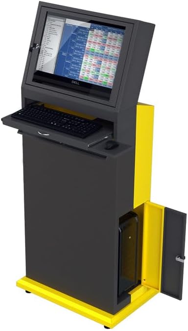Industrial Computer Cabinet – Free‑Standing 19″/22″ Workstation V.1