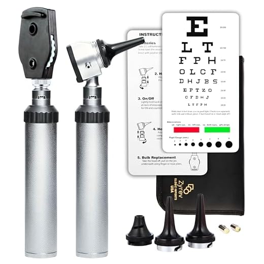 ZetaLife Combo Otoscope Set - Multi-Function Ear Scope for Ear, Nose & Eye Examination (1st Edition)
