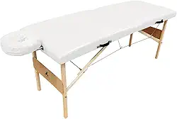 Maca Profissional Portátil Asturia - Leve 14kg, Suporta até 200kg (Branco)