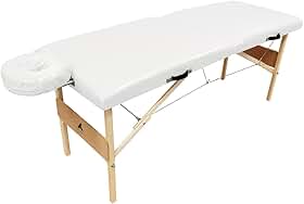 Maca Profissional Portátil Asturia - Leve 14kg, Suporta até 200kg (Branco)