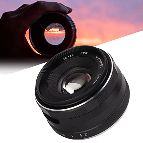 Kameraobjektiv, Metallrahmen, mehrschichtige manuelle Nanobeschichtung, APS C, 35 mm, F1,7, festes Objektiv, kompakter… – Bild 3