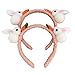 Lurrose - Cerchietto per capelli a forma di carota con coniglietto, in peluche, per feste e feste di festa, accessorio per feste