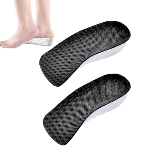 MKEAWWU 2 Piezas Espuma De La Memoria Respirable Altura Invisible Aumento Zapato Almohadillas Plantillas,Alzas Para Zapatos Hombre，Alzas Para Zapatos Mujer， Almohadilla Para Zapatos Levantada De 3.5C