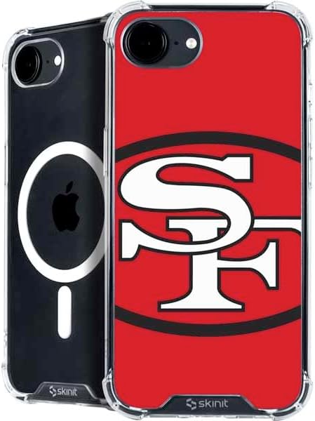 Skinit Phone Case Compatible with MagSafe iPhone 16e - Officially Licensed NFL San Francisco 49ers Design