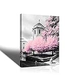 Girls Bedroom Pink Room Decor Black and White Bathroom Pictures Wall Decor Modern Home Art Artwork...