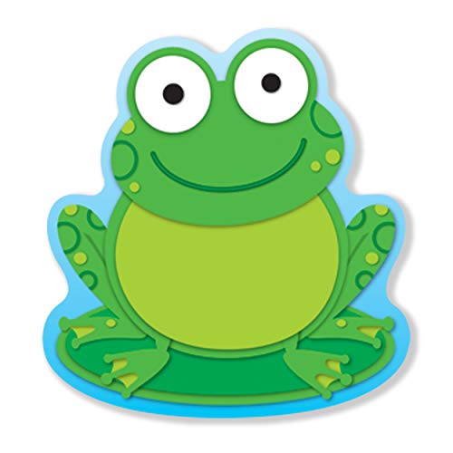 Carson Dellosa Frog Notepad—Writing Tablet With Colorful Note Paper for To-Do Lists, Important Notes, Reminders, Checklists, Drawing Sketch Pad (50 Sheets)