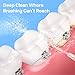 Bitvae Water Dental Flosser Teeth Picks, Cordless Portable Oral Irrigator, Powerful and Rechargeable Oral Irrigator, Brace Care, IPX7 Waterproof Water Dental Picks for Cleaning, Sky Blue