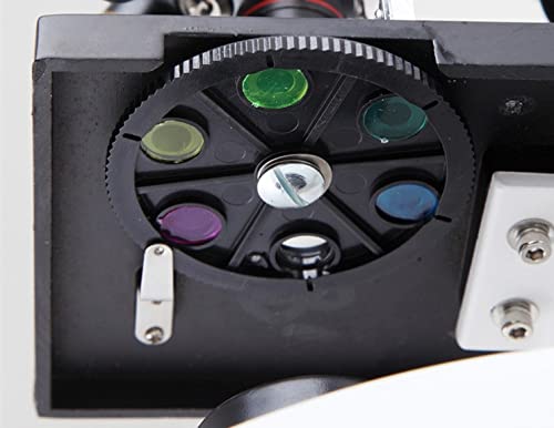 Lab Microscope Equipment Led Illuminated Binoculars Biological Microscope, Homeschool Student Microscopio Include Color Filter Microscope Accessories (Color : Set 1) #TOP1
