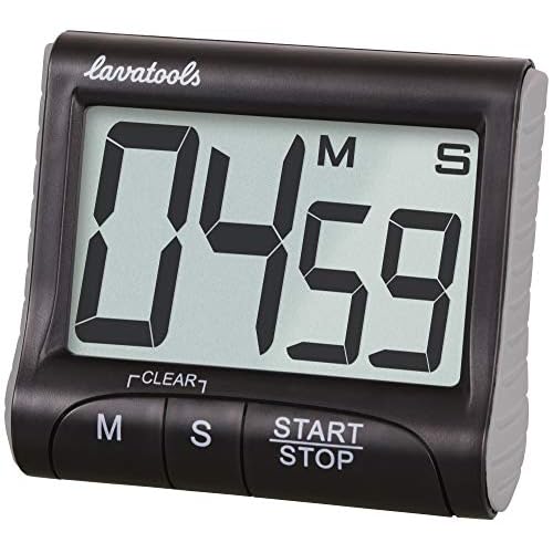 KT1 Digital Kitchen Timer & Stopwatch, Large Display, Bold Digits, Simple Operation, Loud Alarm, Magnetic Kickstand for Cooking and Classroom