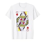 Queen Of Hearts Deck Of Cards Playing Cards Halloween Poker T-Shirt