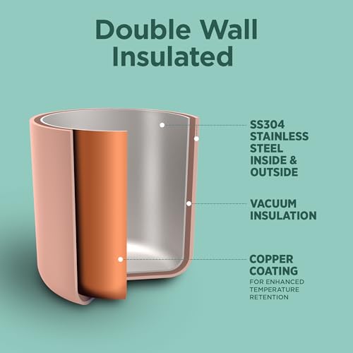 Image of Milton Fame 600 Thermosteel Water Bottle 500 ml, 24 Hr Hot and Cold I Leak Proof Lid, ISI Certified I Vacuum Insulated I for Office, Gym, School I Peach