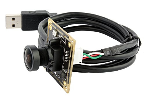 Elp 170Degree Fisheye Raspberry Pi 1080P H.264 Microphone Pc Web Usb Security Camera For Laptop Wide Angle Mini Uvc Usb2.0 Video Audio Webcam Board 2Mp Cmos Ar0330 Lightburn Laser Camera For Computer #TOP1