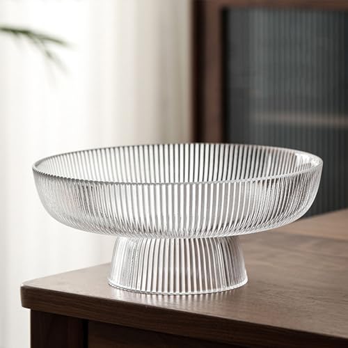 Xeiwagoo Glass Fruit Bowl,Decorative Glass...