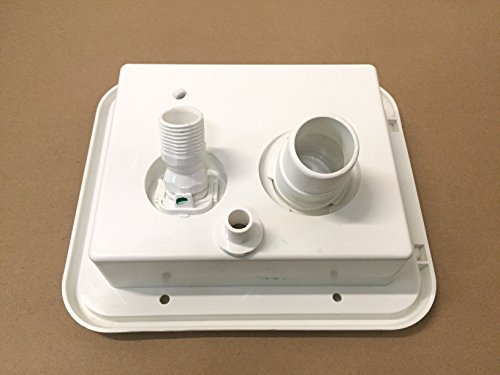 Valterra White Gravity/City Water Hatch Fill Dish Lock Keys RV Trailer - Thumbnail 3