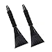 Produktbild Huhu833 2Pcs Neu Schneeschaufel Werkzeug Schwarz für Auto Windschutzscheibe Schnee Frost Reinigungsbürste Entfernen Windschild Winter Eiskratzer Schaufel Schneebürste (Schwarz)