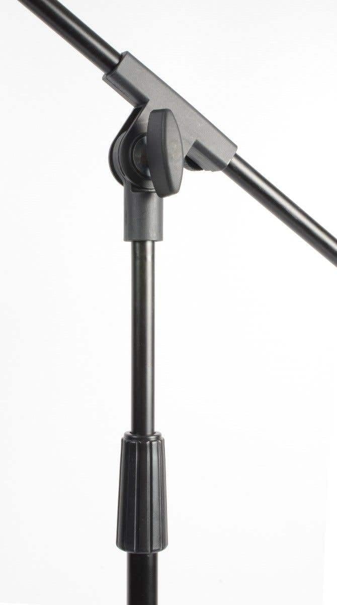 Vonyx MS10 Pack 2 Soportes de Micrófono con Jirafa Ajustable 110-230 cm Incluye Pinzas y Adaptadores Base Trípode Plegable Rosca 3/8 Soporte Micrófono para Estudio Directo Ensayo Escenario