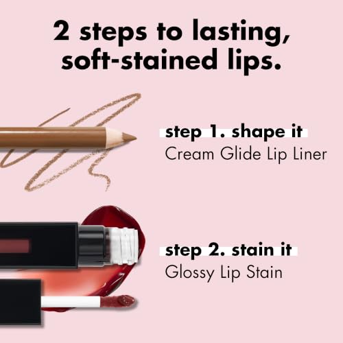 e.l.f. Glossy Lip Stain, Long-Lasting, Lightweight Lip Stain For A Sheer Pop Of Color & Subtle Gloss Finish, Vegan & Cruelty-Free, Fuchsia Fantasy - image 4