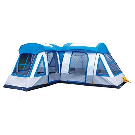 RMCF Tienda de Campaña Ultraligera para Exteriores de Gran Tamaño 8-12 Personas Doble Impermeable Tienda de Campaña Fuerte Tienda de Campaña Familiar