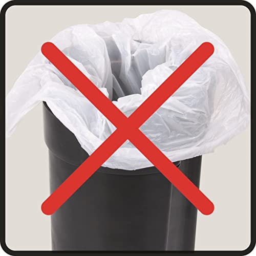 WENKO Leman Cosmetic Pedal Bin Stainless Steel Matt 3 L - Image 4