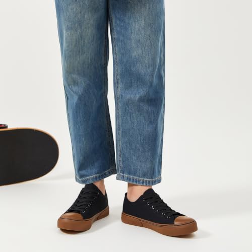 Image of yageyan Men Canvas Low top Shoes Classic Casual Sneakers Mens Fashion Shoes