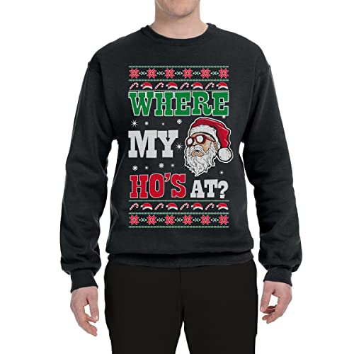 Wild Bobby Ho Santa Ugly Christmas Sweater Unisex Crewneck Sweatshirt 4 Wild Bobby Ho Santa Ugly Christmas Sweater Unisex Crewneck Sweatshirt
