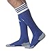 adidas Unisex Copa Zone Cushion II Soccer Sock (1-Pair), Cobalt/White, 5-8.5