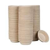 AUTSEEYS Paper Gecko Feeding Cups, Paper Bowls Reptiles Food and Water Feeder Ledge Cups for Lizars,Bearded Dragon,Snake,Crabs, 100Pack 1 OZ