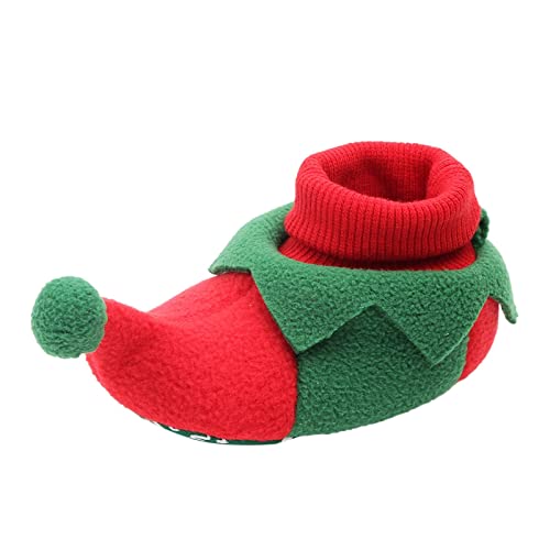 Slippers for Toddler Boys Infant Toddle Footwear Winter Warm Floor Shoes Soft Sole Indoor Warm Christmas Shoes