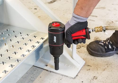 Bild 4 - ViGOR V4800 Druckluft-Schlagschrauber - max. Lösemoment 1200 Nm, Vierkant 12,5 mm (1/2 Zoll) - vibrationsarmer Druckluftschrauber zum Anziehen und Lösen von Schrauben