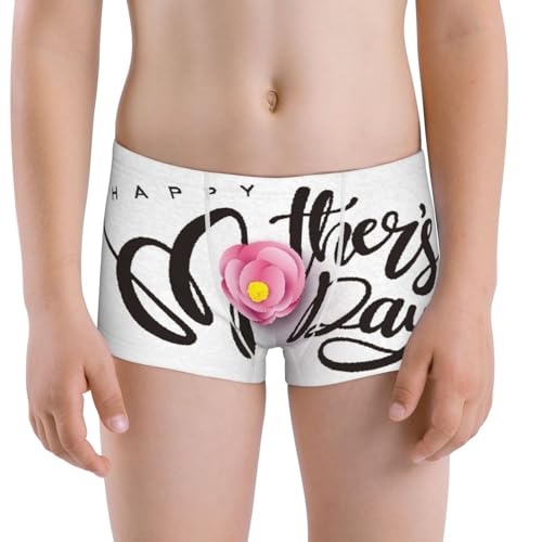 Boys' Cotton Boxer Brief Soft Underwear-Happy Mother'S Day (3)