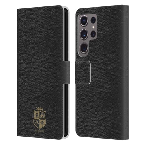 Housse cuir British and Irish Lions Samsung S24 Ultra badge or