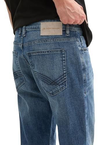 TOM TAILOR Herren Marvin Straight Jeans,10281 - mid Stone wash Denim, 31/34 – Ansicht 4