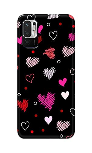 Image of PRINTFIDAA Vibrations of Love Hard Back Cover for Redmi Note 10T 5G, Poco M3 Pro 5G, Redmi Note 10 5G Back Cover -(P6) KAT1009