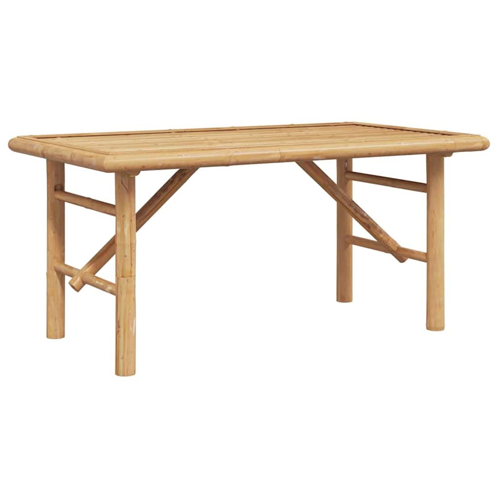 Mesa de café marrón 90 x 50 x 43 cm de bambú, mesa de café moderna para salón, mesa auxiliar duradera, fácil montaje, elegante mobiliario de salón