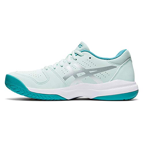 Asics - Unisex-Child Gel-Game 7 Gs Shoes, Size: 2 M Us Little Kid, Color: Bio Mint/Pure Silver #TOP3