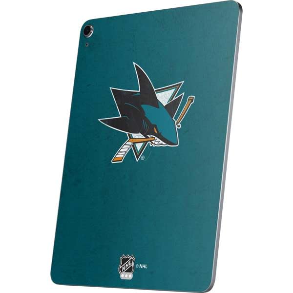 Skinit Decal Tablet Skin Compatible with iPad Air 11in (2024-2025) - Officially Licensed NHL San Jose Sharks Distressed Design