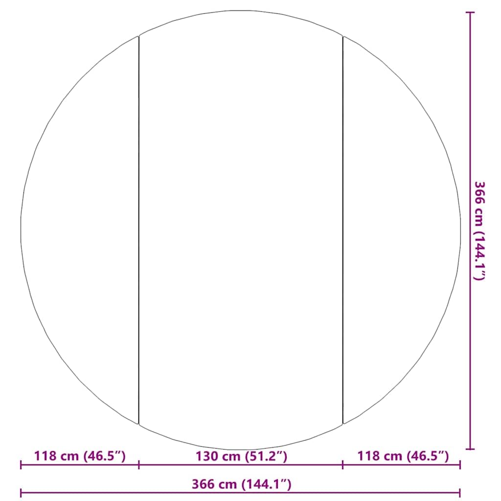 Genérico Tapiz de Suelo Piscina geotextil de poliéster Gris Claro Ø306cm,Piscina y SPA,Accesorios para Piscinas y SPA,Cubiertas para Piscina,94224