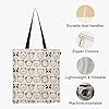 Eco Right Unisex's Stoffbeutel, Tote Bag Aesthetic, Einkaufstasche Canvas Tragetasche & Stofftasche Damen Dead #5