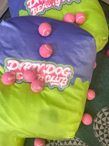 DDBC Dirty Dog Beauty Club - Travesseiro grande elegante e confortável para cães, lavável na máquina