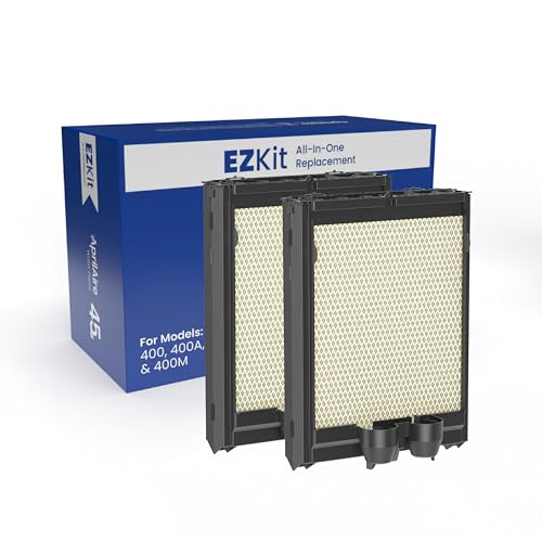 AprilAire H445EZ1 Humidifier Filter/Water Panel Assembly Replacement Kit for AprilAire Whole-House Humidifier Models: 400 400A 400M (2-pack)
